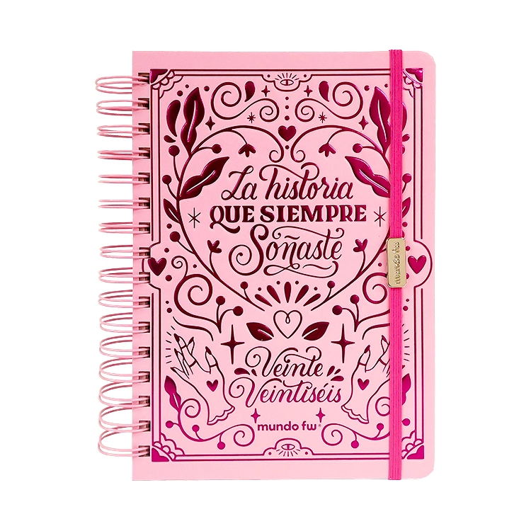 Agenda FW 2026 Universo La Historia que Siempre Soñaste Diaria Espiralada 15x21 Art.201958